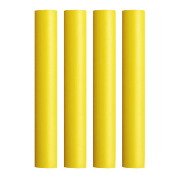 Pacer Battery Cable Heat Shrink Tubing - 3/4" x 12" - Yellow (4-Pieces)