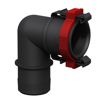 FATSAC Flow-Rite 1-1/8" Elbow Quick Connect Socket f/Auto Ballast System