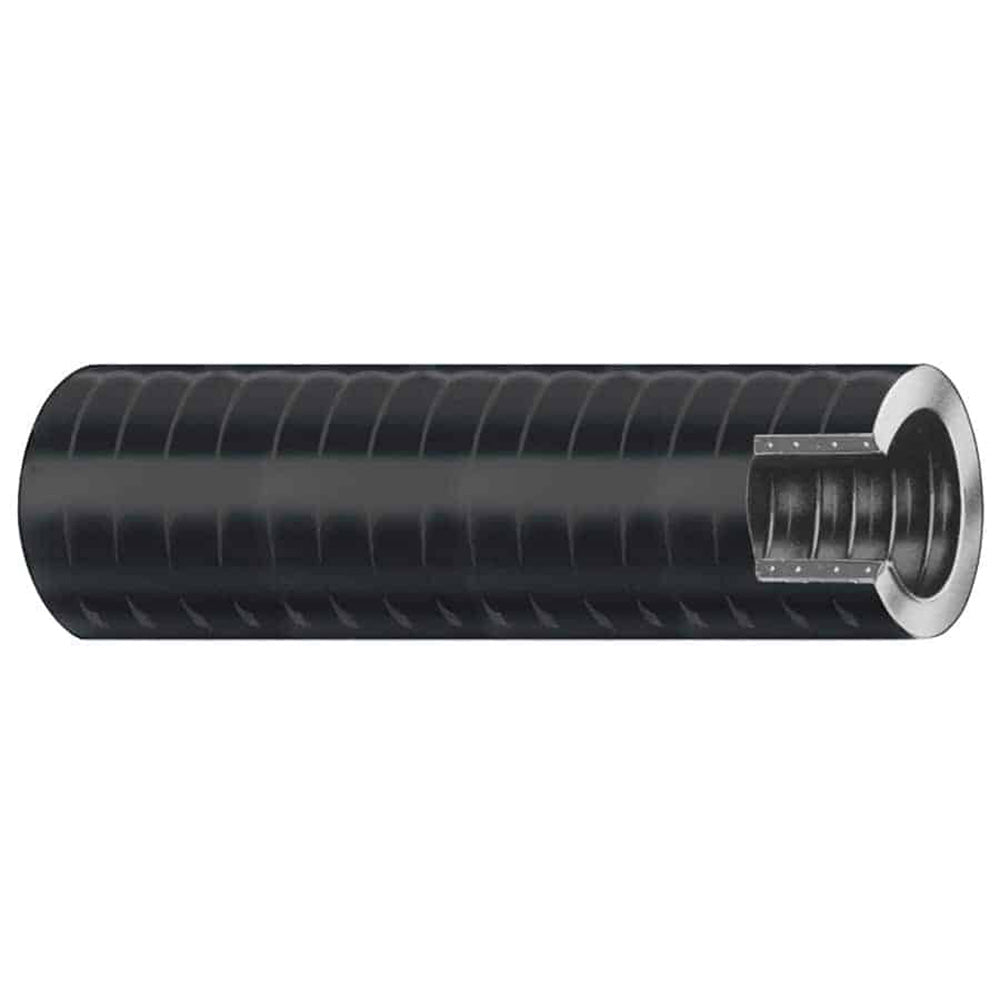 Trident Marine 1" x 50' Box VAC XHD Bilge & Live Well Hose Black - Soft Plasticizer Wall