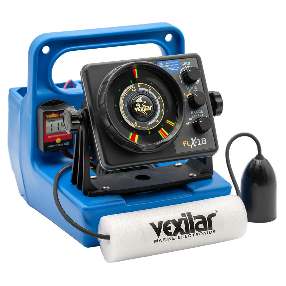 Vexilar FLX-18 Genz Pack w/12 Degree Ice-Ducer & DD-100