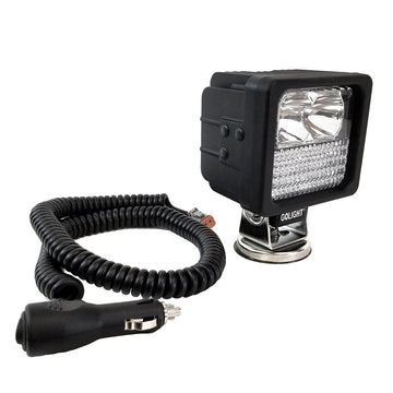 Golight GXL LED Hybrid Portable Work Light Series Magnetic Mount w/No Remote - 12V - Black
