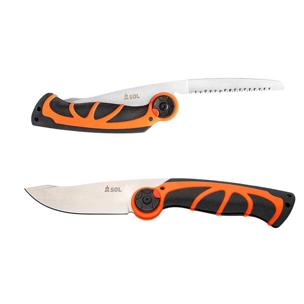 S.O.L. Survive Outdoors Longer Stoke Pivot Knife & Saw