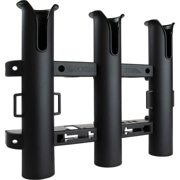 Sea-Dog Triple Threat Three Pole Rod Holder - Black